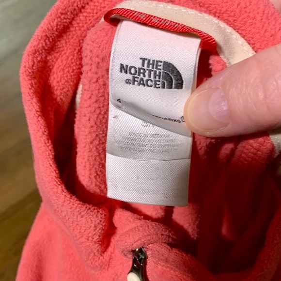 THE NORTH FACE WOMENS SMALL CORAL BASE LAYER THERMAL FLEECE COLLAR 1/4 ZIP - Picture 3 of 11